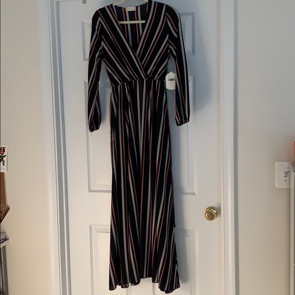 Striped Maxi Dress